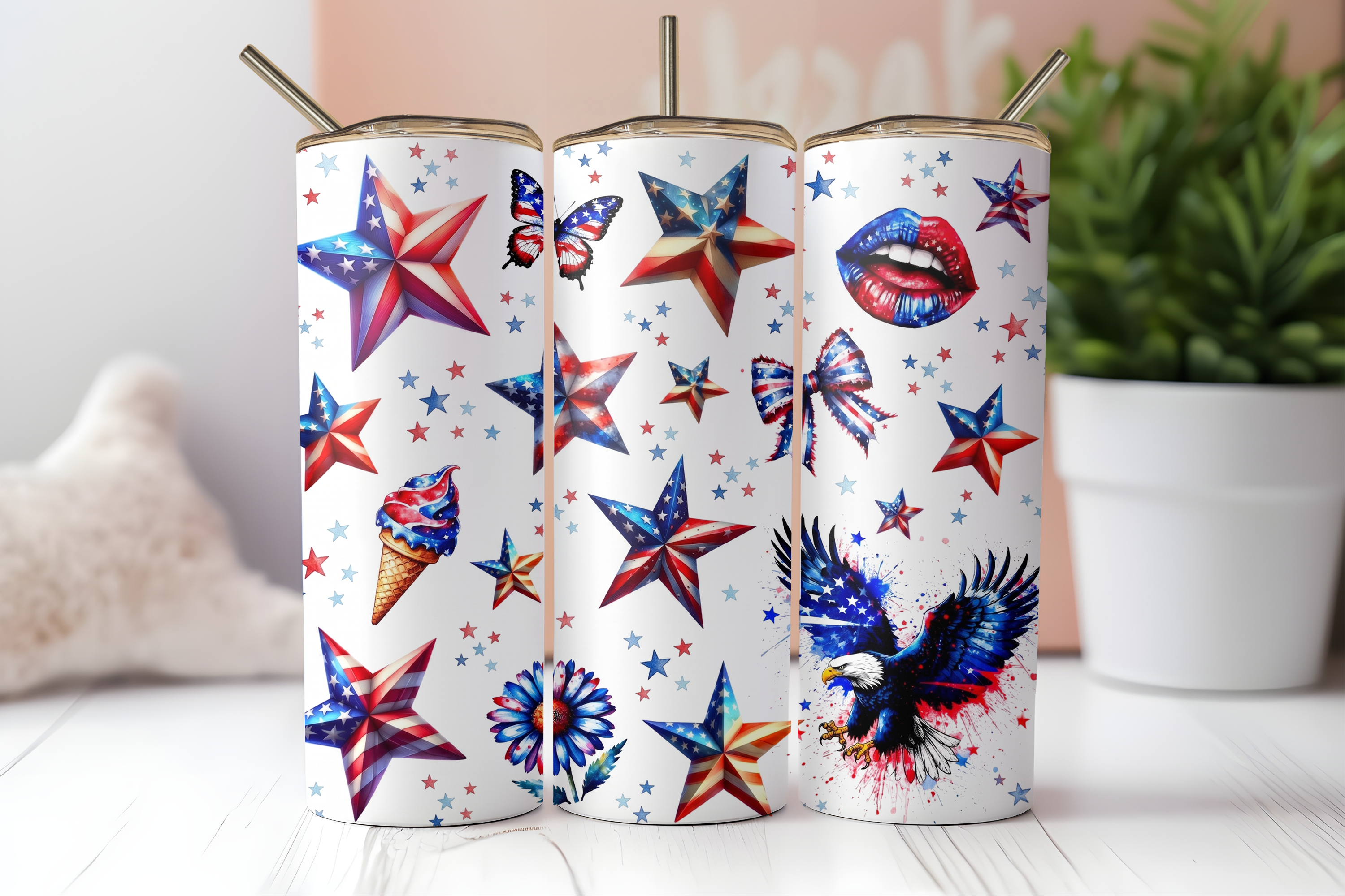 Digital Sublimation Designs - America 250 Tumbler Wraps