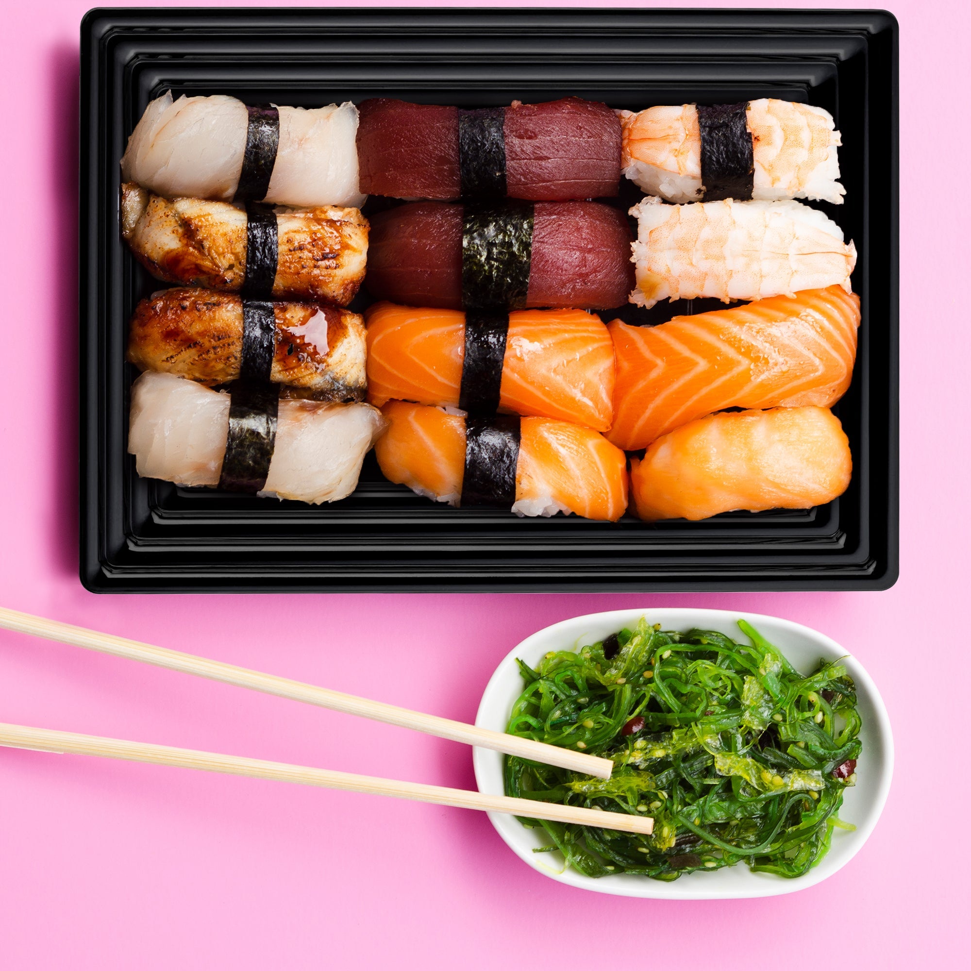 9" x 13" Black Rectangular with Groove Rim Plastic Serving Trays
