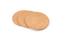 7.25" Round Cork Trivets - Set of 3