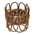 Twisted Rattan Napkin Ring - Set of 4