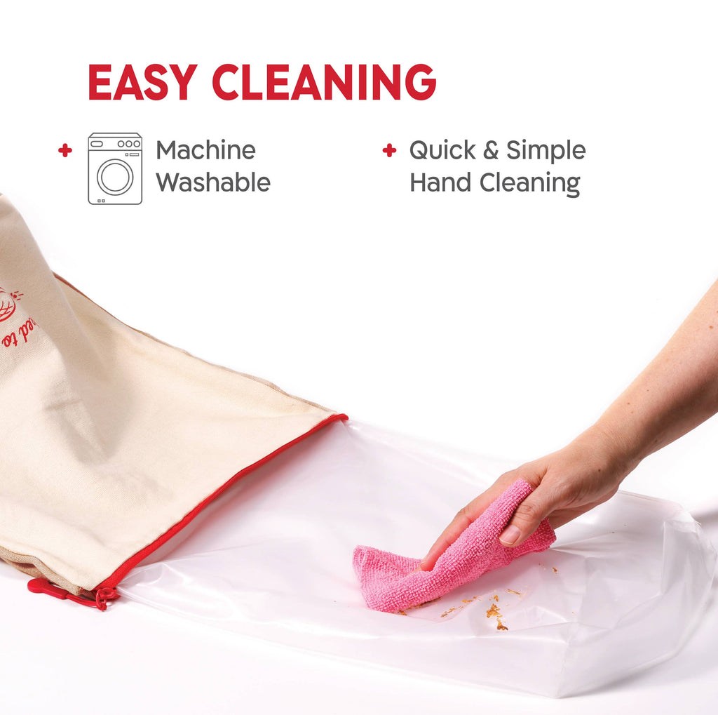 KneadAce Bread Bag: Beige / Off-White