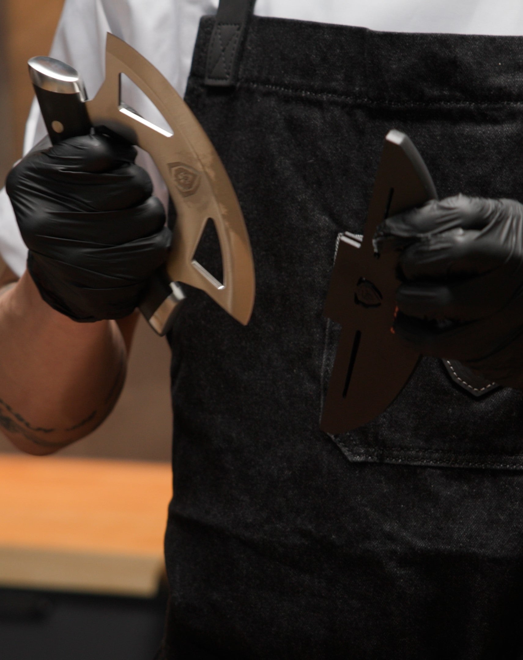 Ulu Rocking Knife 7" | Gladiator Series | NSF Certified | Dalstrong ©