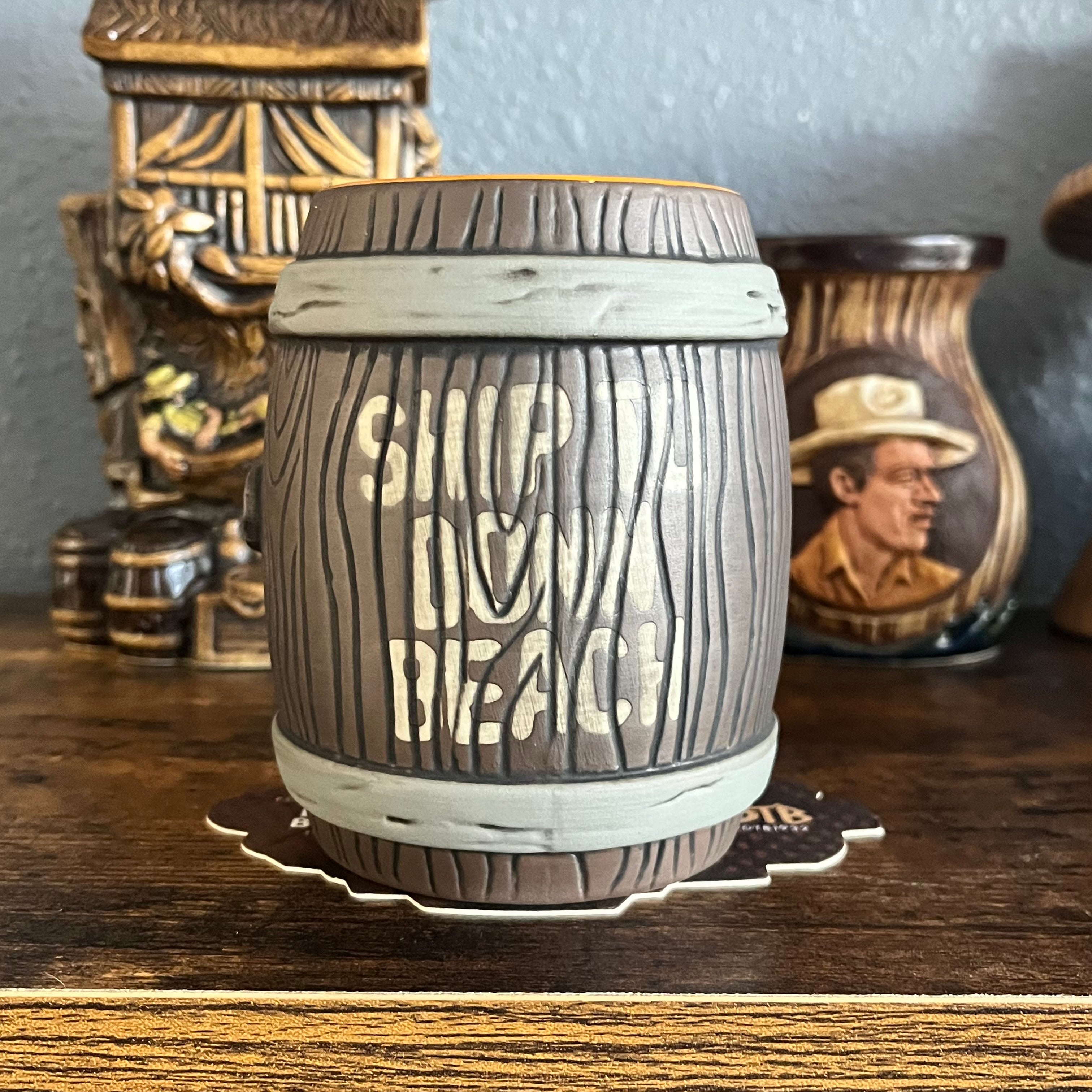 Rum Barrel Tiki Mug
