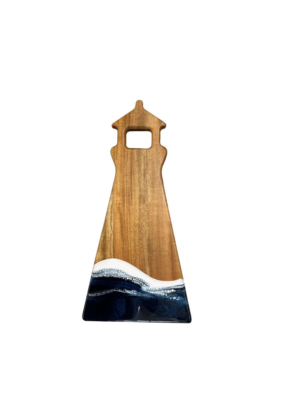 NEW!!! Light House Shaped Acacia Cheese Board