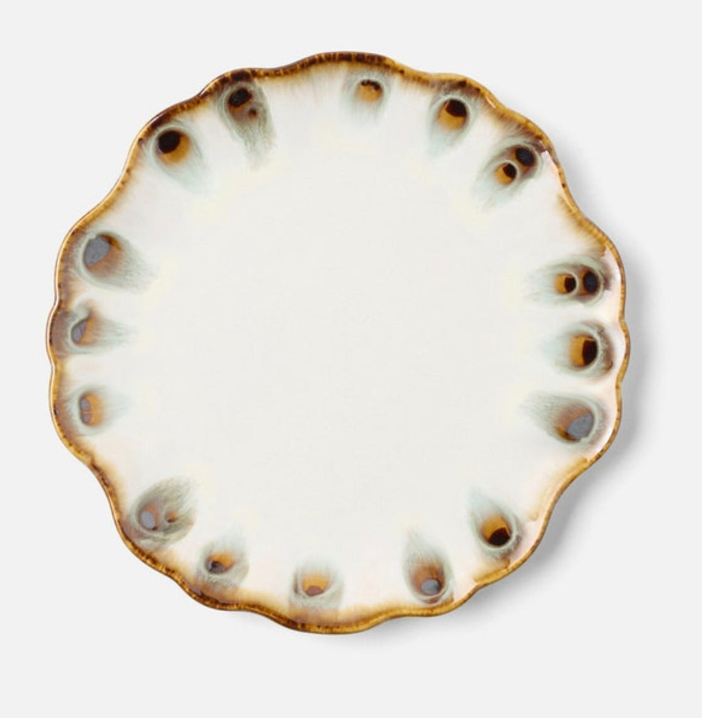 Amoria Dinner Plate - Almond/Sage