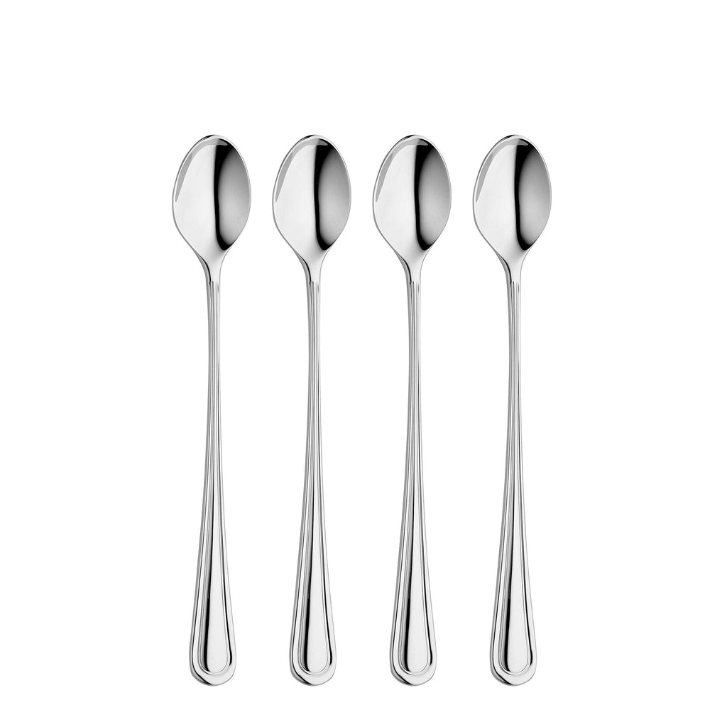 Aston Bright Long Handled Spoon, Set of 4