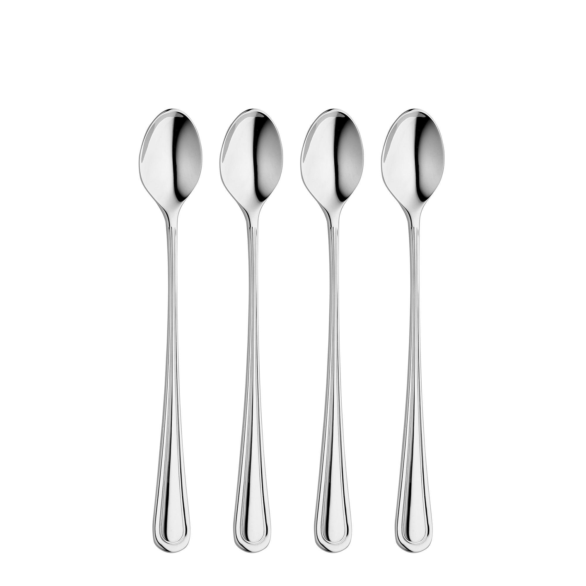 Aston Bright Long Handled Spoon, Set of 4