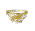 Royal Crown Derby Gold Aves Footed Rice Bowl | Bone China Porcelain
