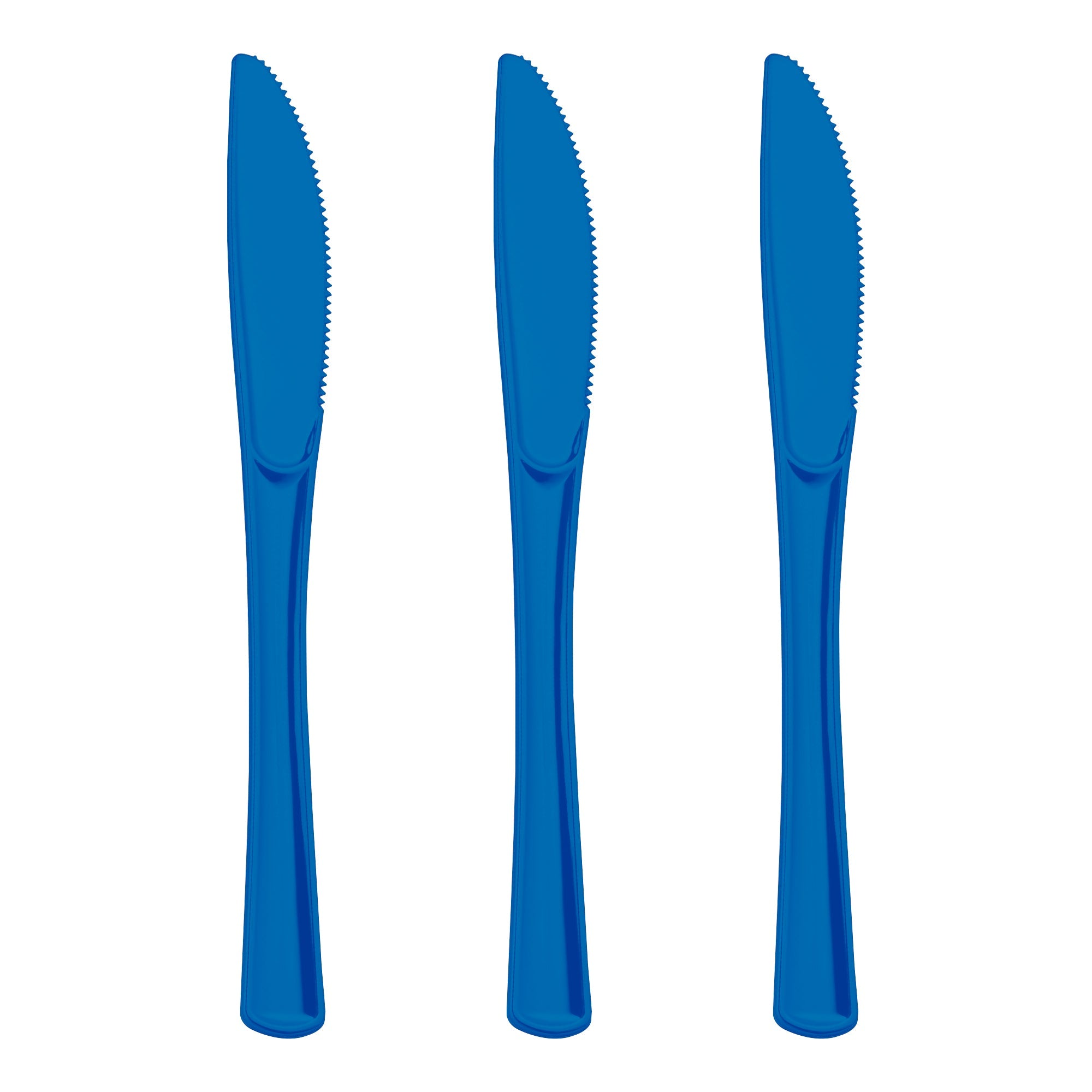 Blue Disposable Plastic Party Knives