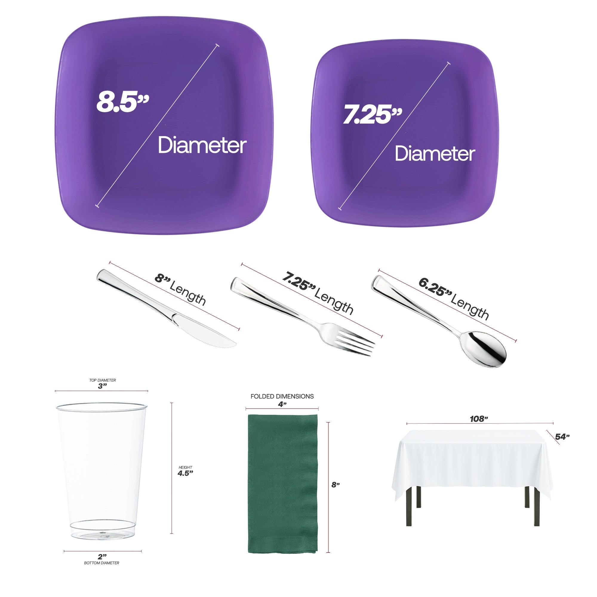 Purple, White and Green NFL / NBA / MLB Set