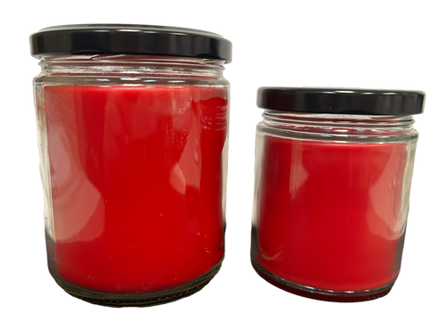 16oz Apple Pie Soy Candle with Black Lid UV Printed
