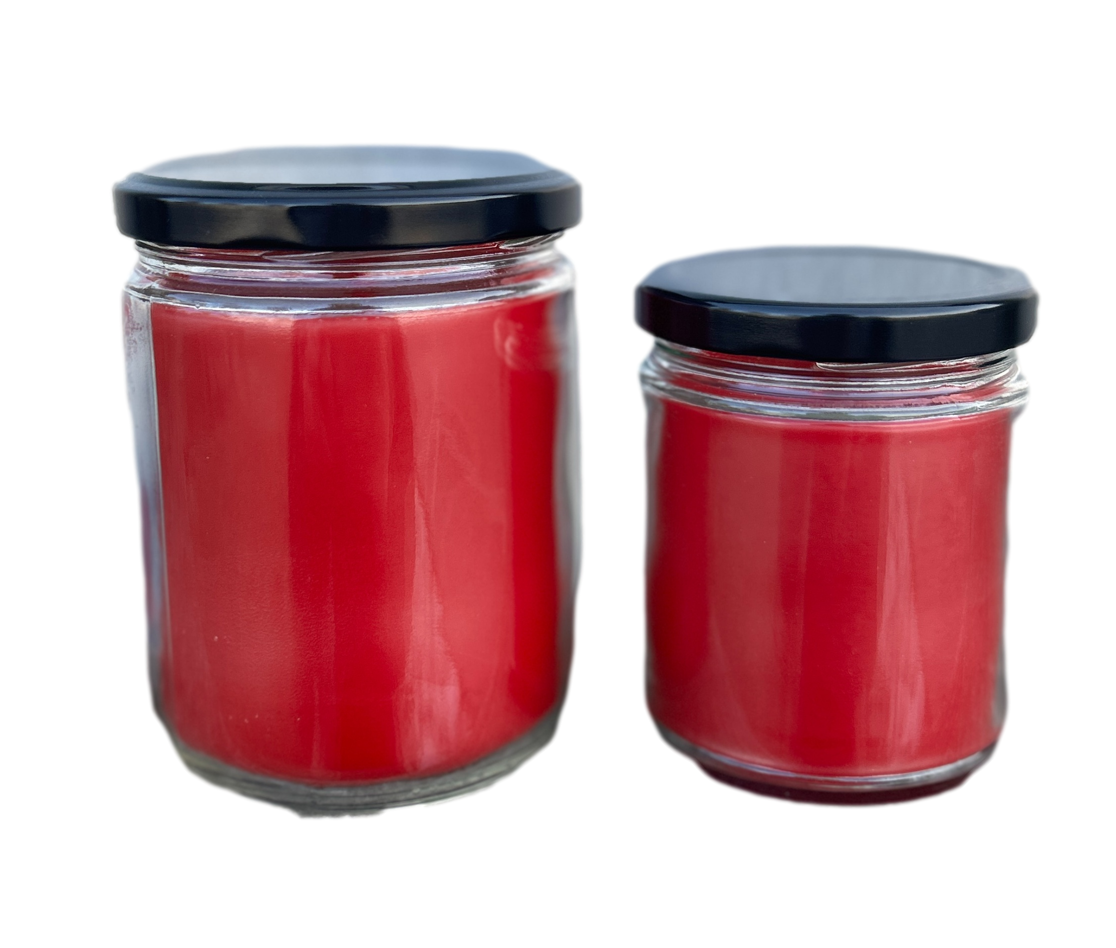 16oz Apple Pie Soy Candle with Black Lid UV Printed
