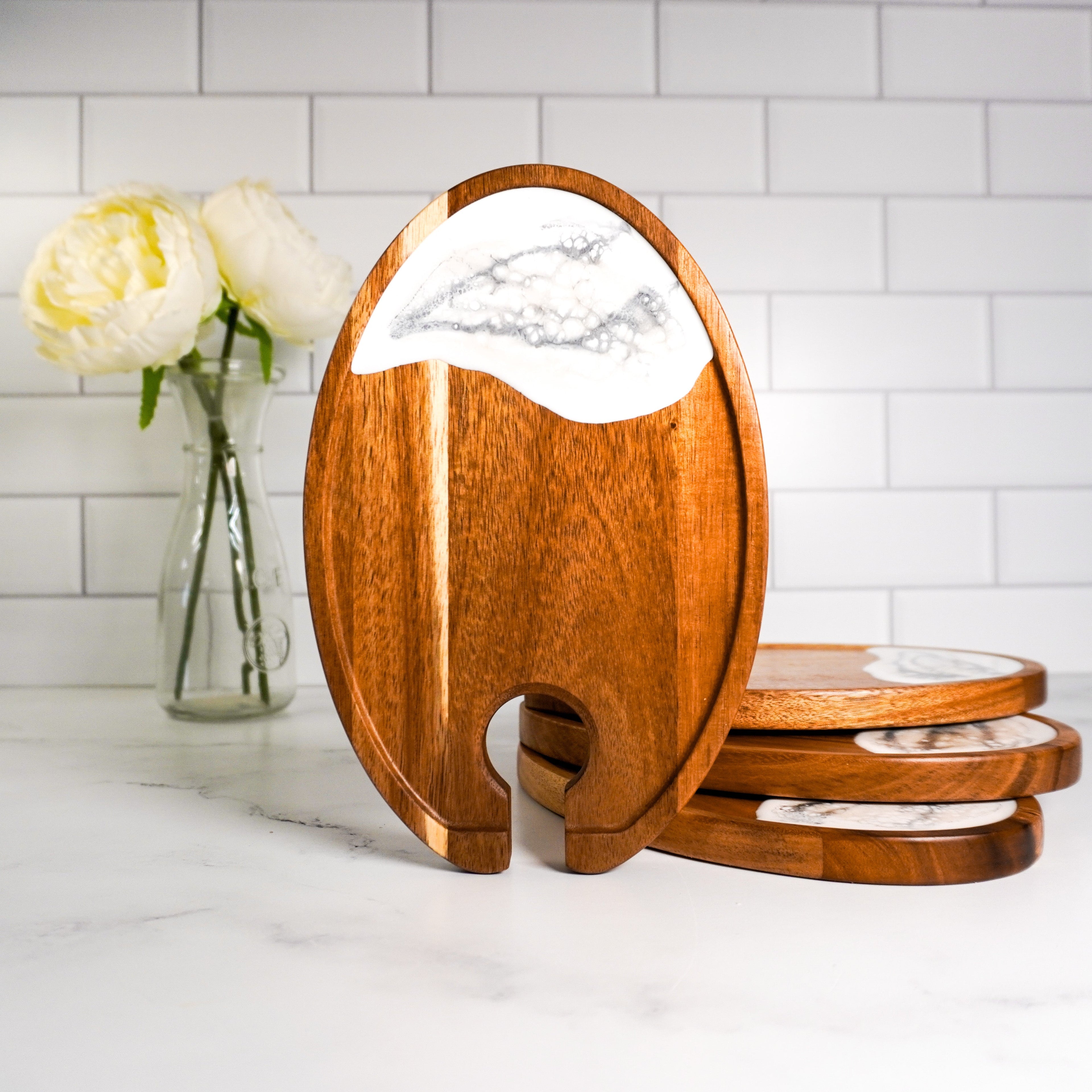 (Bundles of 4) Wine & Appetizer Trays