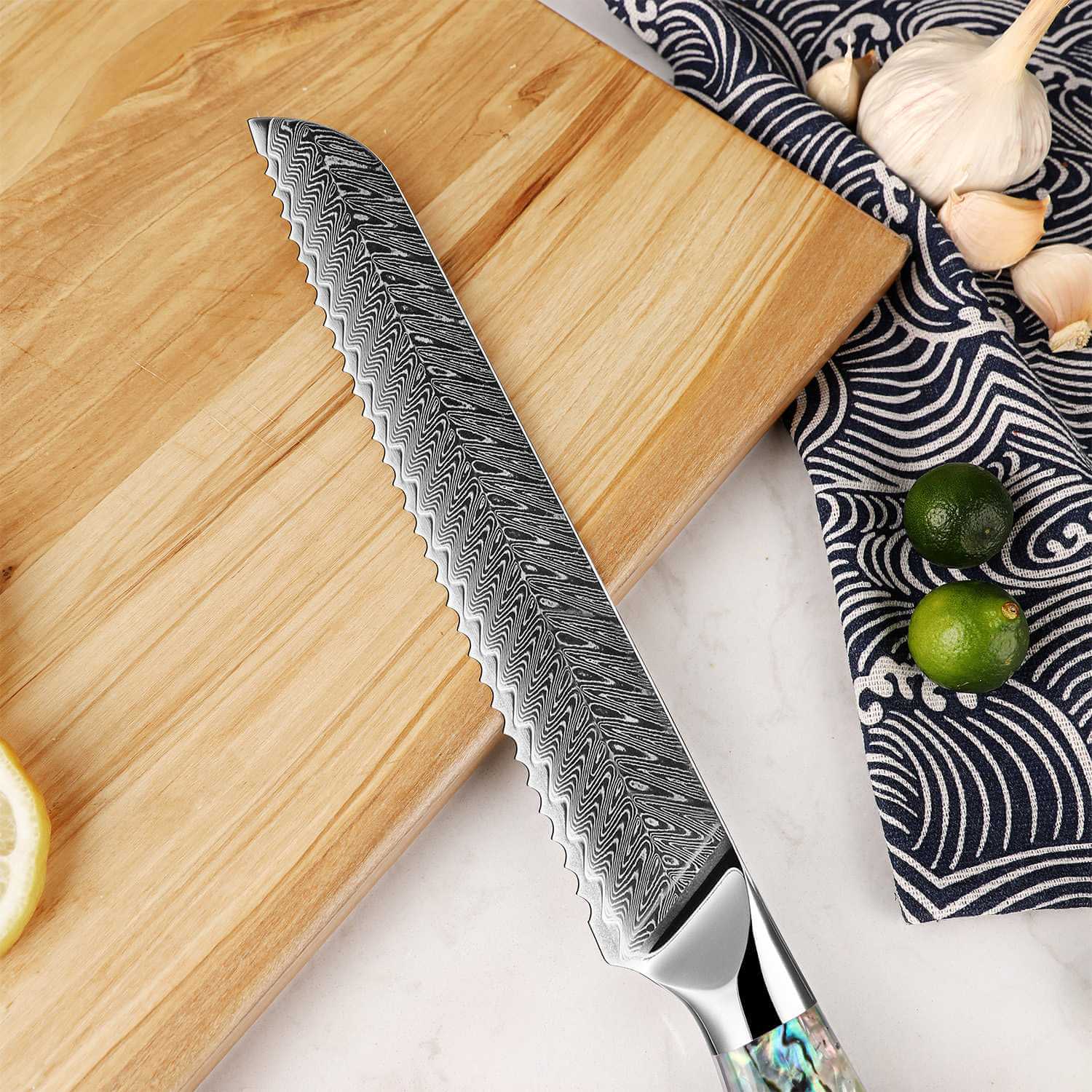 Awabi 8" Serrated Bread Knife