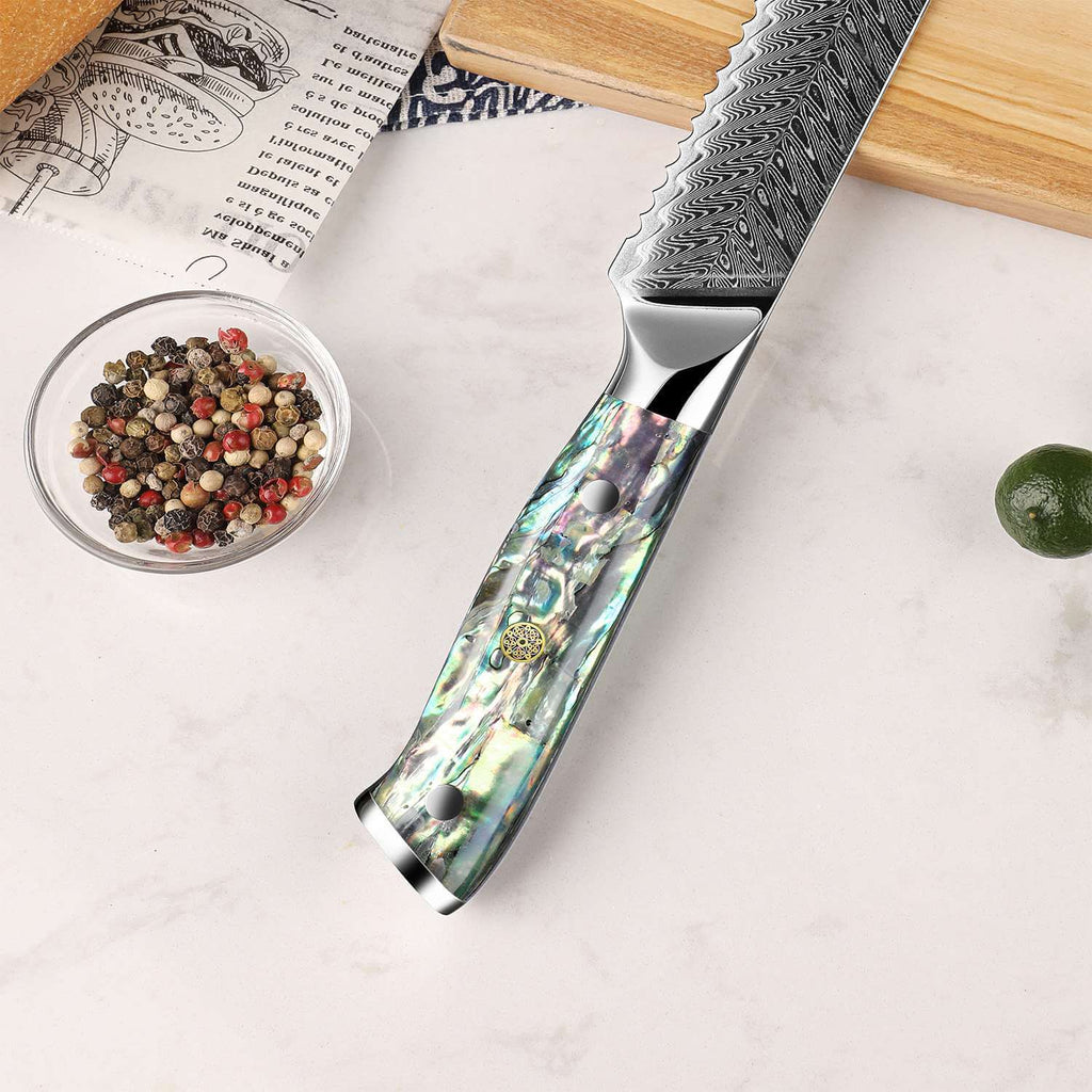 Awabi 8" Serrated Bread Knife