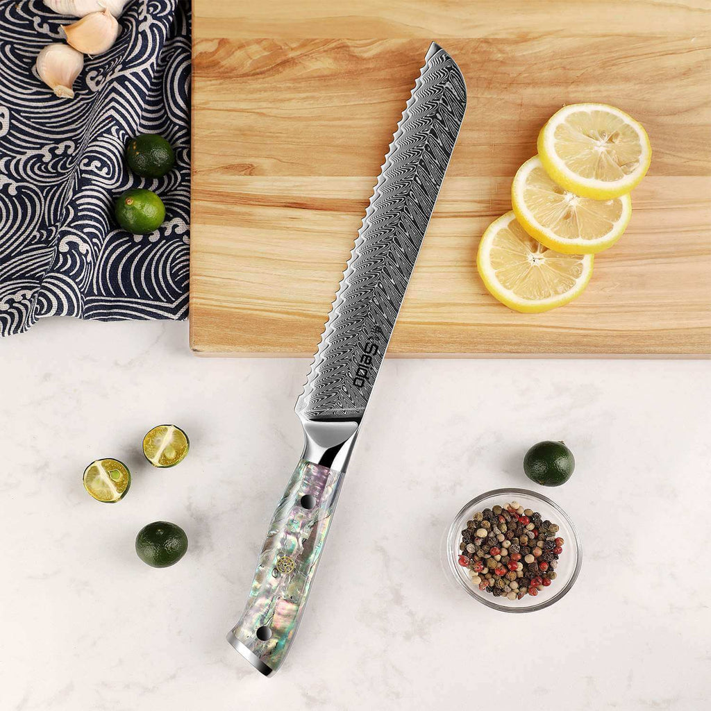 Awabi 8" Serrated Bread Knife