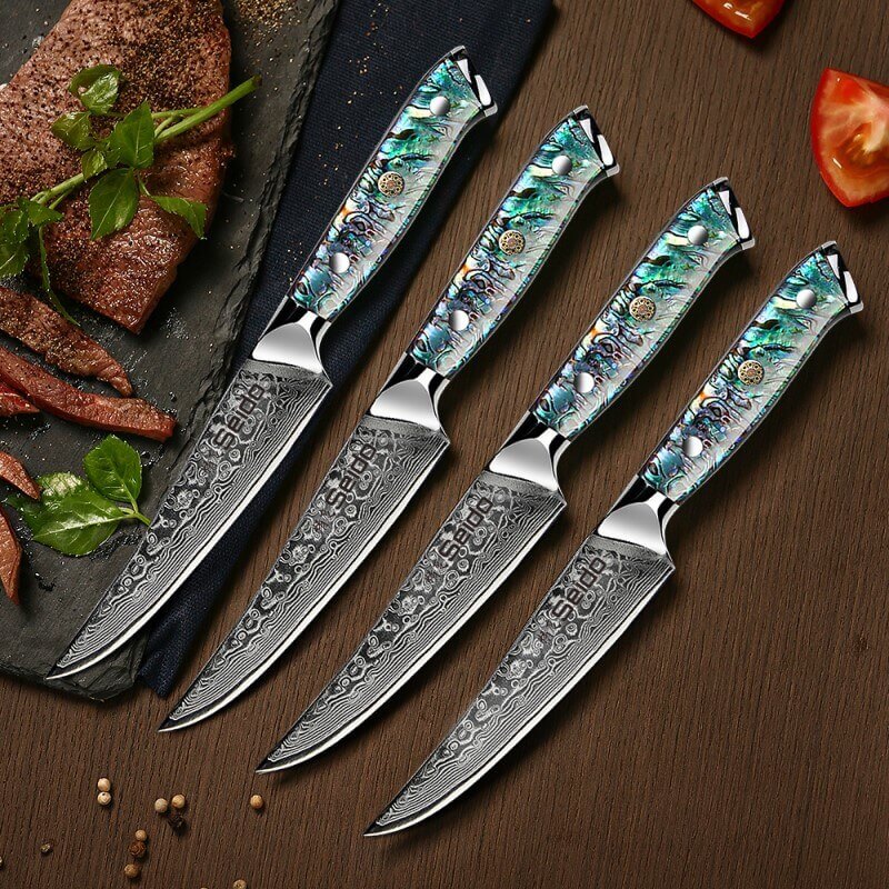 Awabi Straight Edge Steak Knives