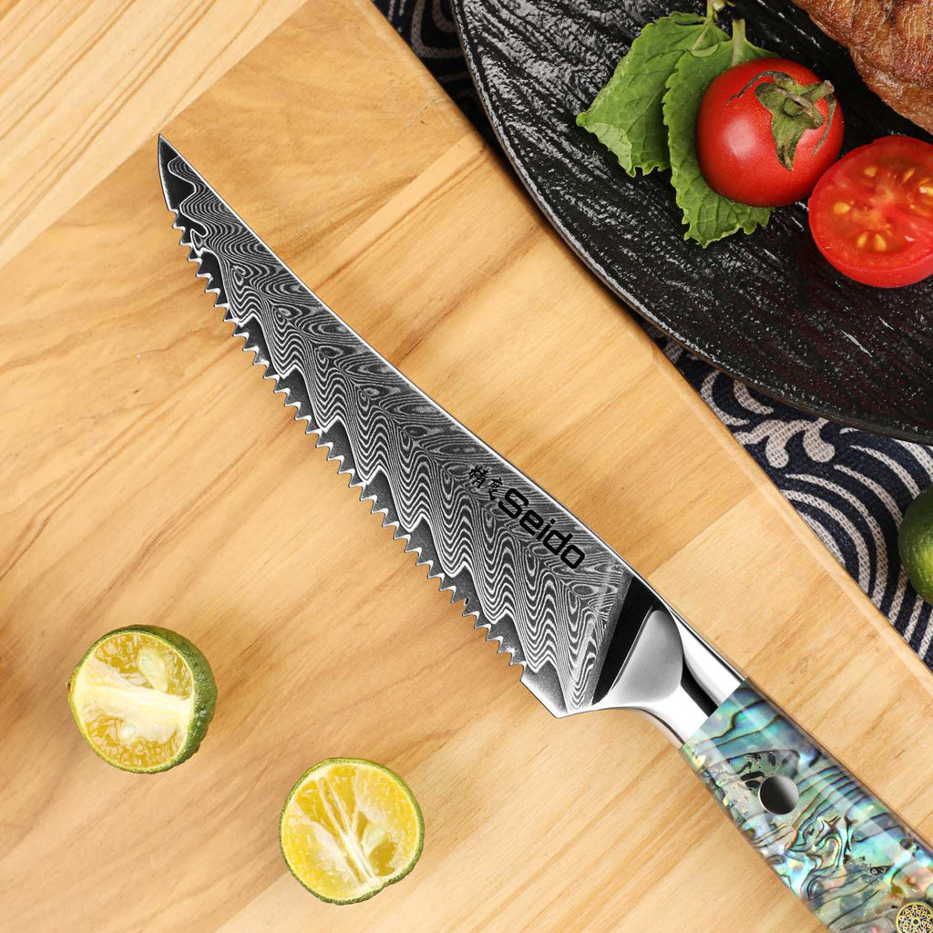 Awabi Serrated Steak Knives