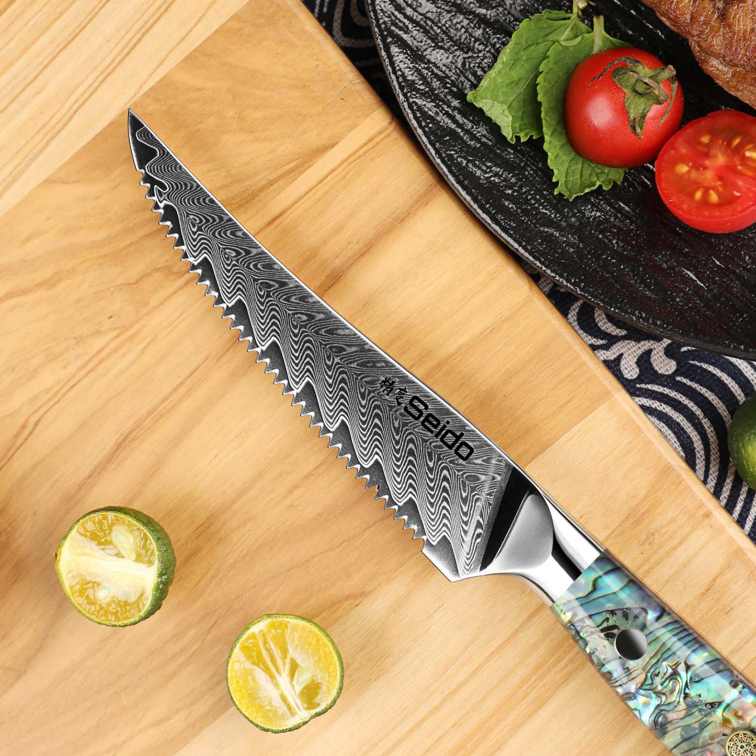 Awabi Serrated Steak Knives