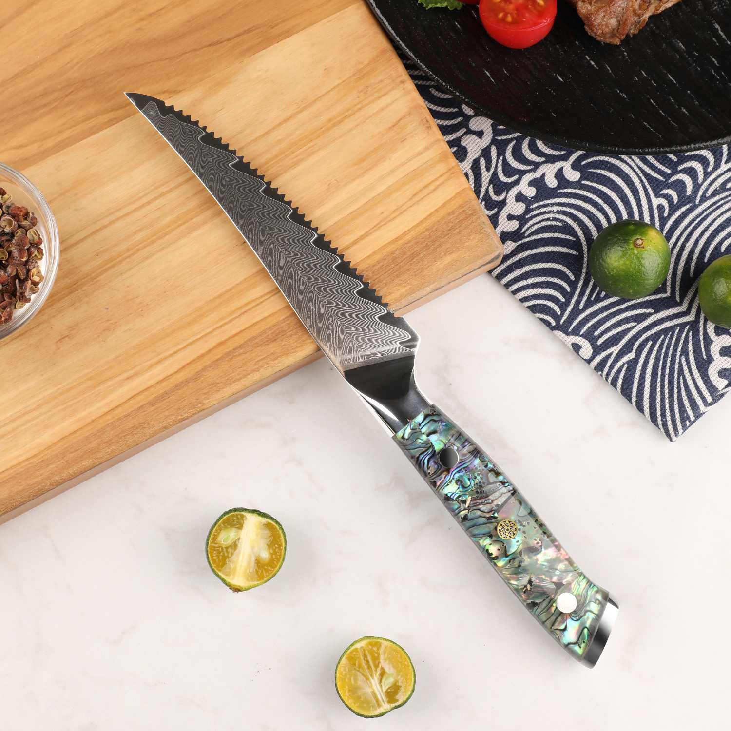 Awabi Serrated Steak Knives