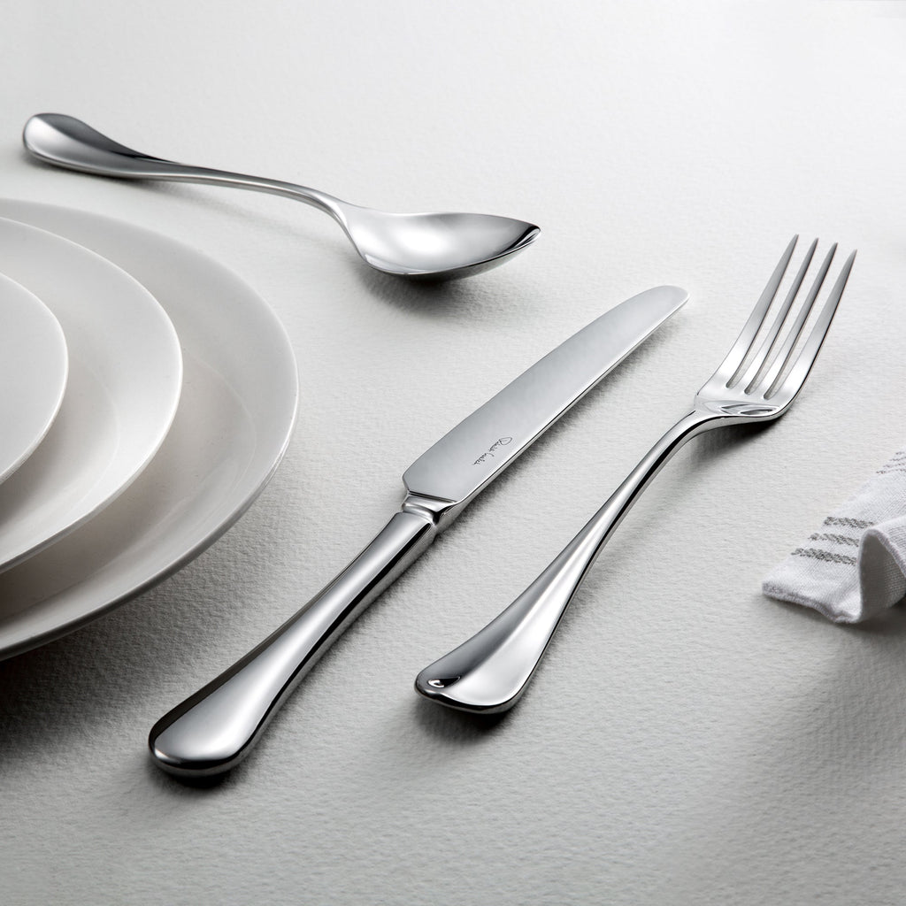 Baguette Bright Cutlery Set, 84 Piece for 12 People