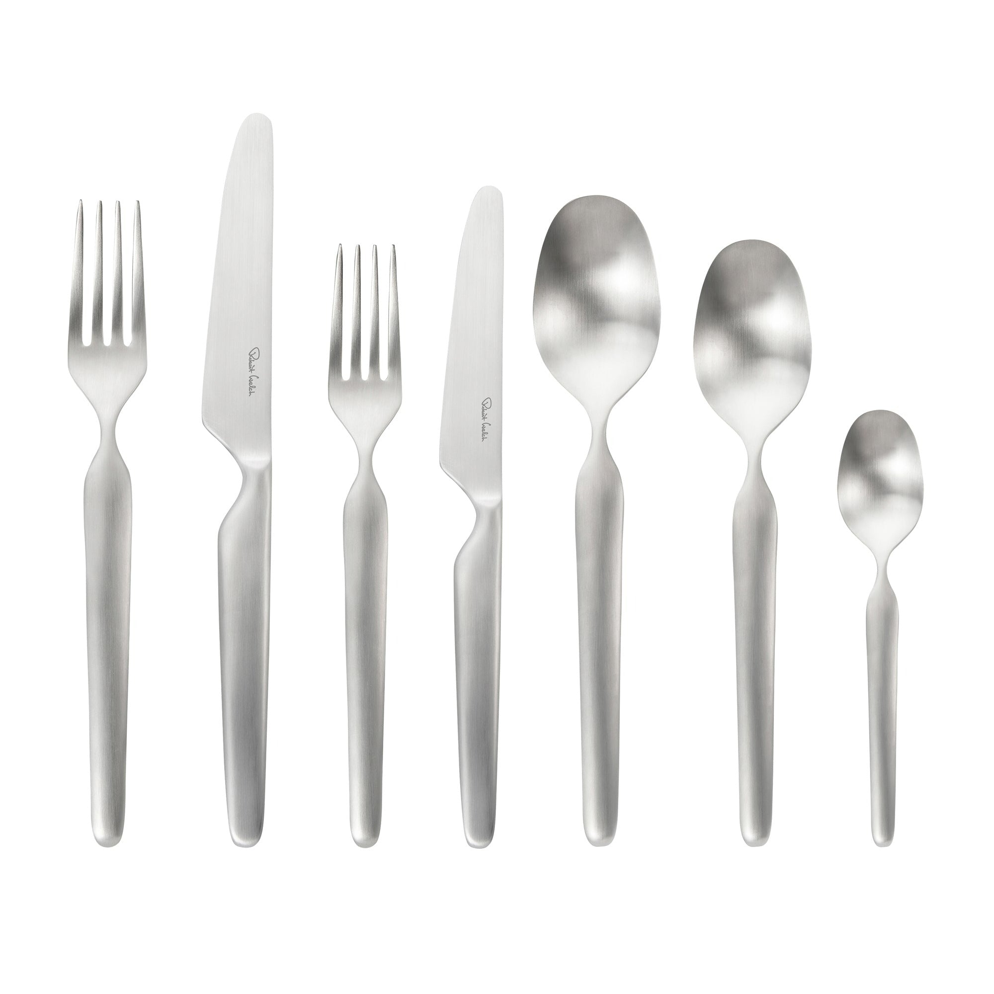 Bergen Satin Cutlery Set, 84 Piece for 12 People