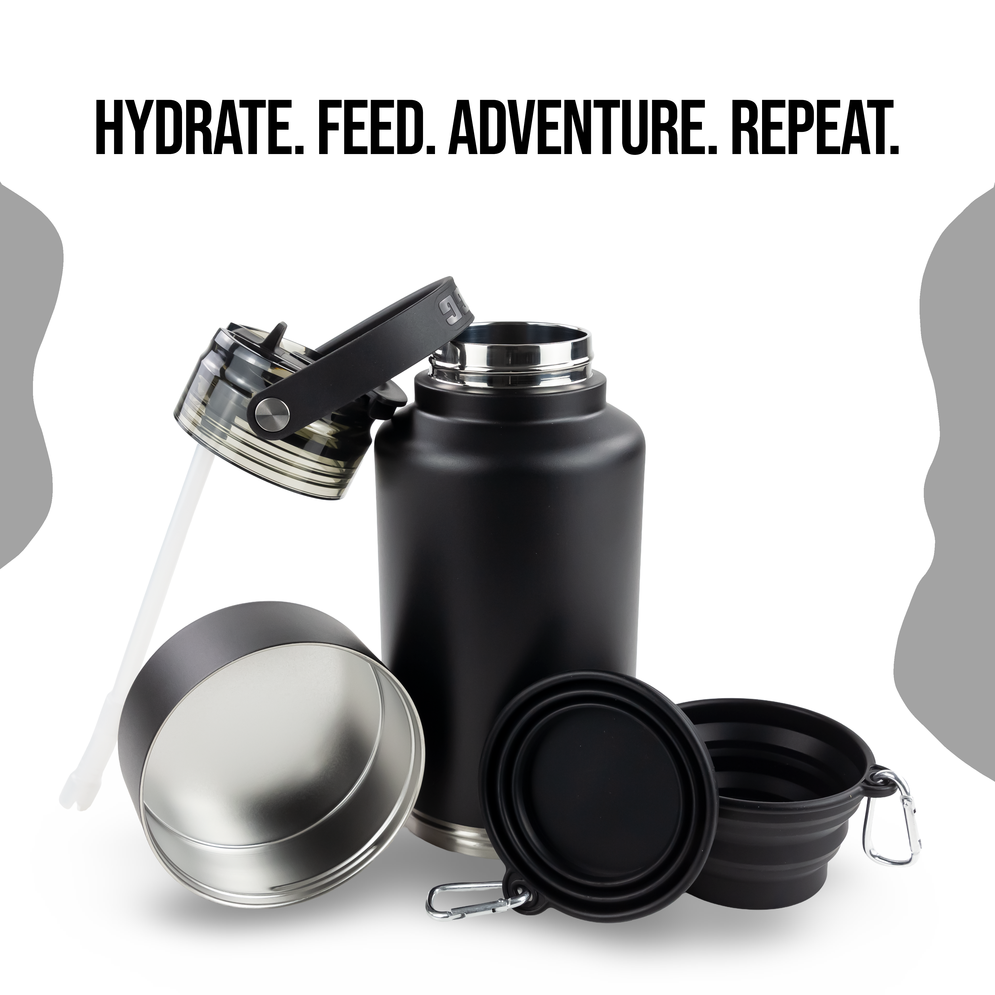 32oz Powder Coated Hydro Hound Tumbler