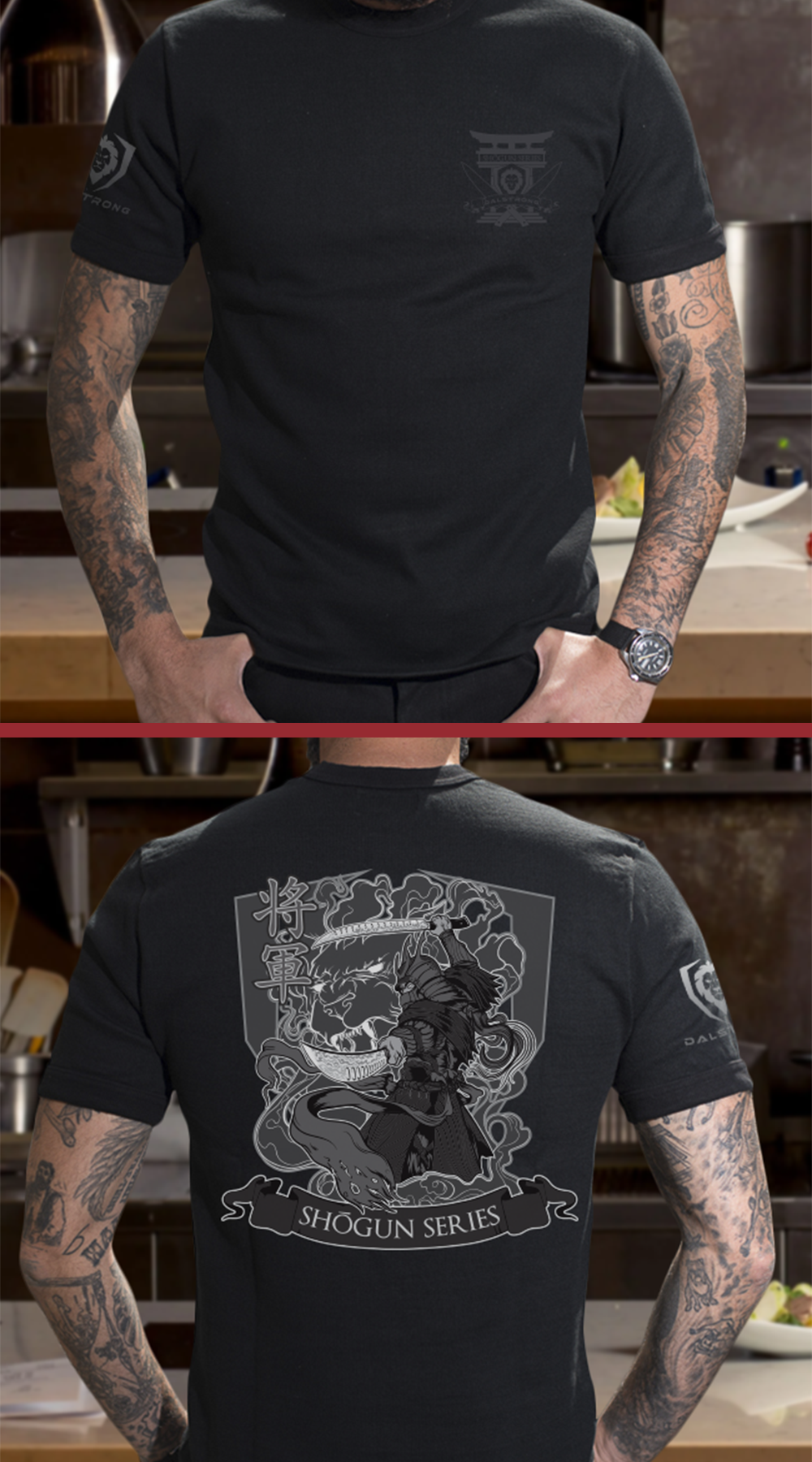 The Shogun Series Blades Up Tee