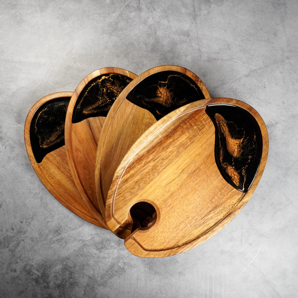 (Bundles of 4) Wine & Appetizer Trays
