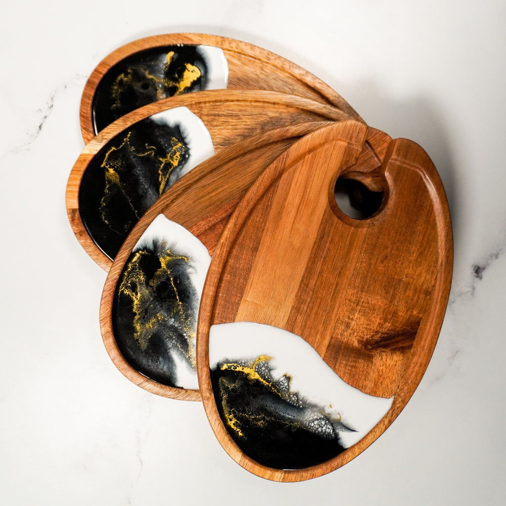 (Bundles of 4) Wine & Appetizer Trays