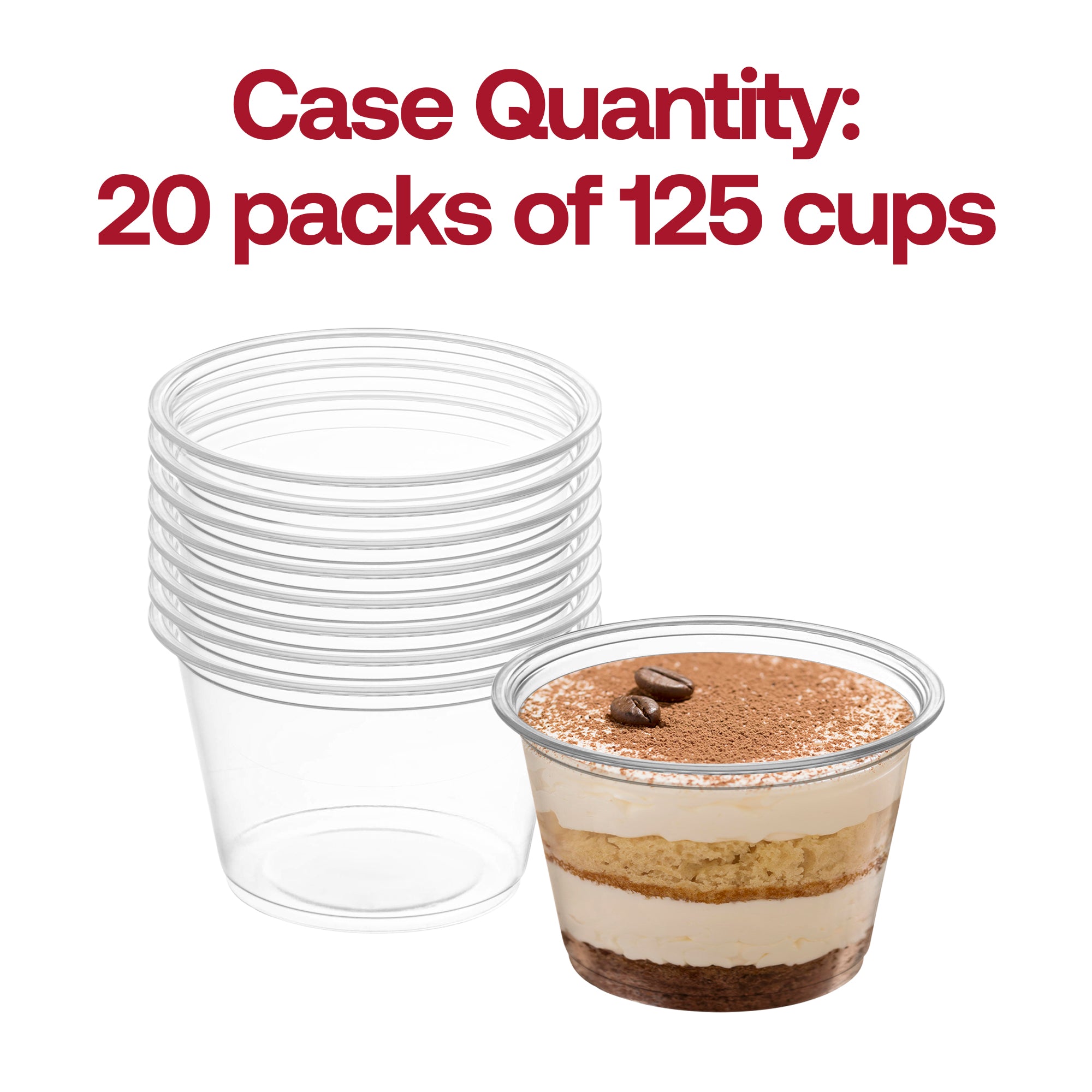 Clear Plastic Portion / Souffle Cups 4oz