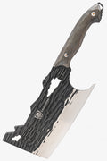 Obliterator Cleaver Knife | Acacia Wood Stand | The Barbarian Series™ | Dalstrong ©