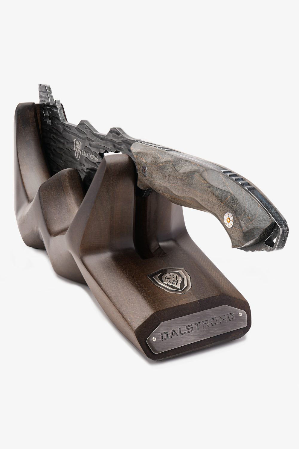 Obliterator Cleaver Knife | Acacia Wood Stand | The Barbarian Series™ | Dalstrong ©