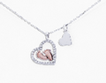 JWL Baby Feet Necklace