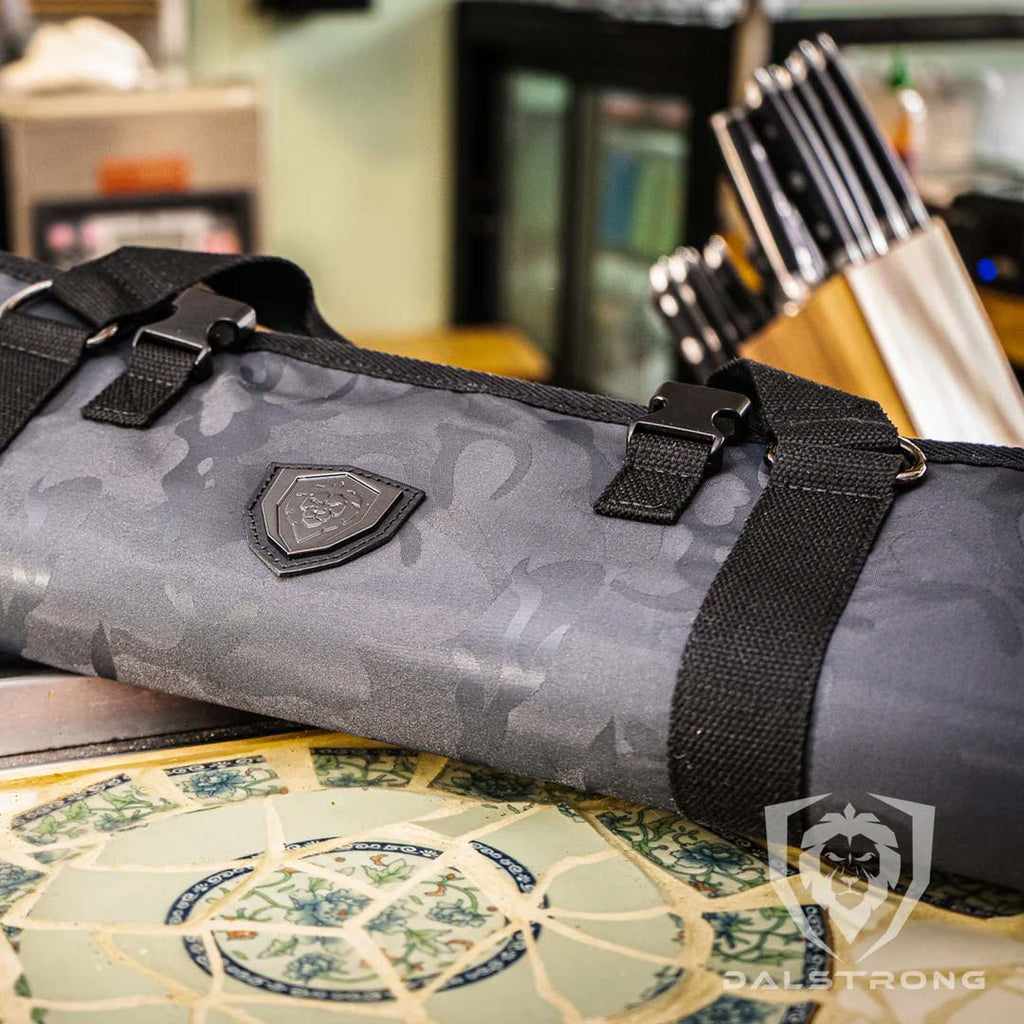 Premium Knife Roll | Dark Camo | Ballistic Series | Dalstrong ©