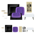 Black, Purple and White NFL / NBA / MLB Set