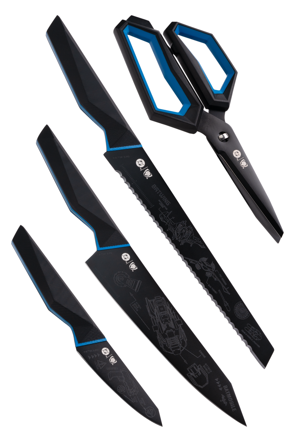 Knife Block Set 4-Piece | Batman™ Edition | Dalstrong ©