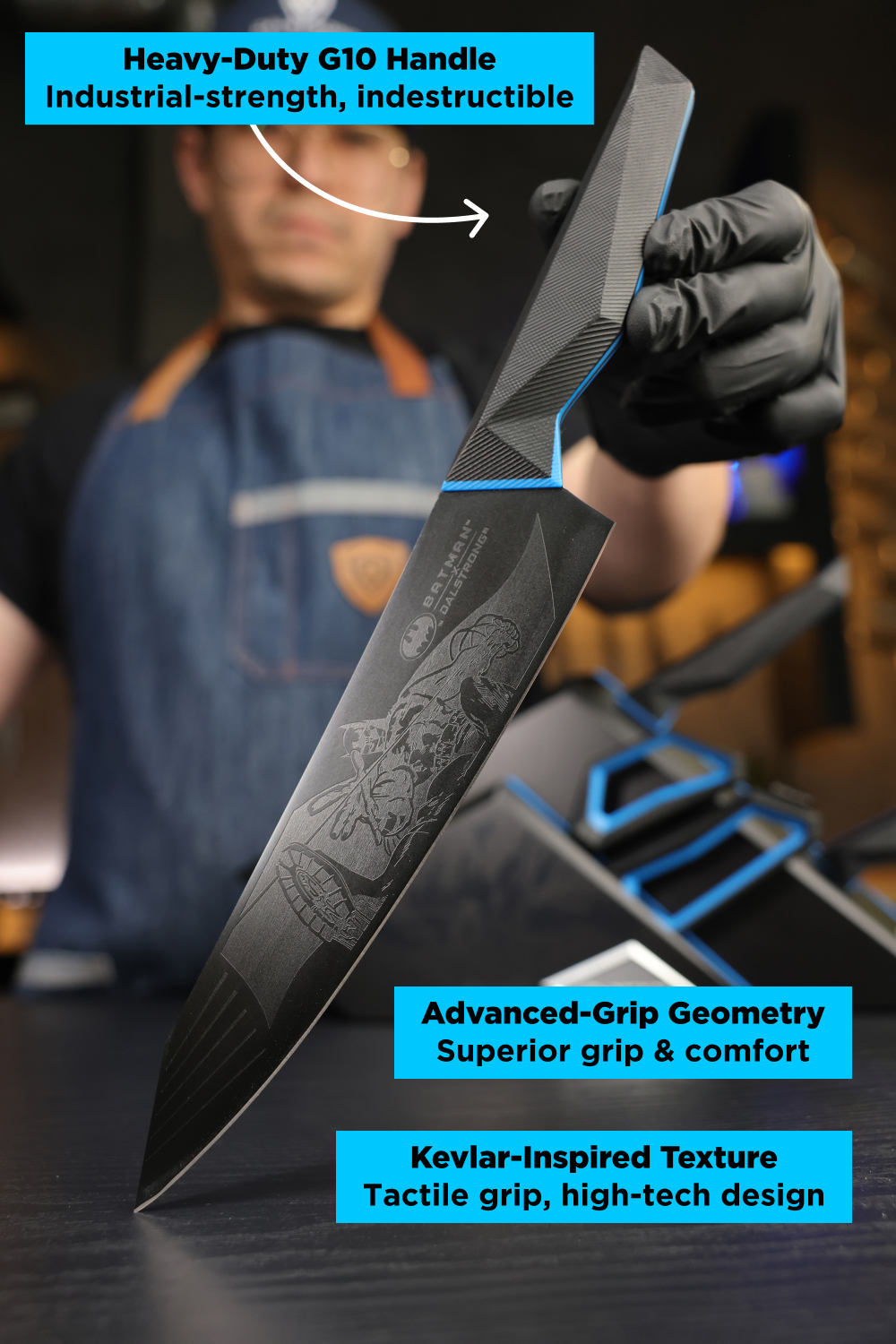 Knife Block Set 4-Piece | Batman™ Edition | Dalstrong ©