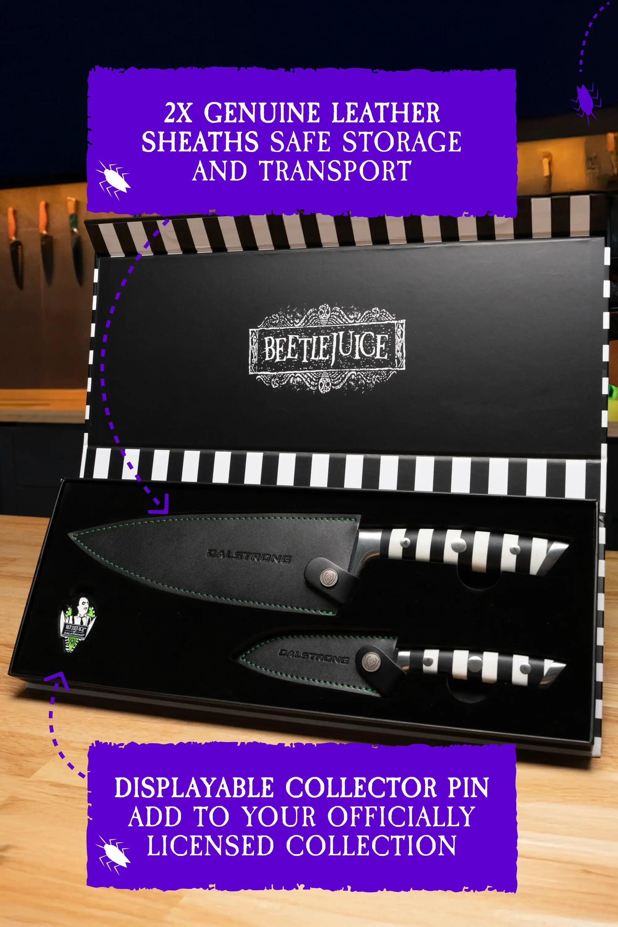 2 Piece Knife Set | Beetlejuice™ Edition | Dalstrong ©