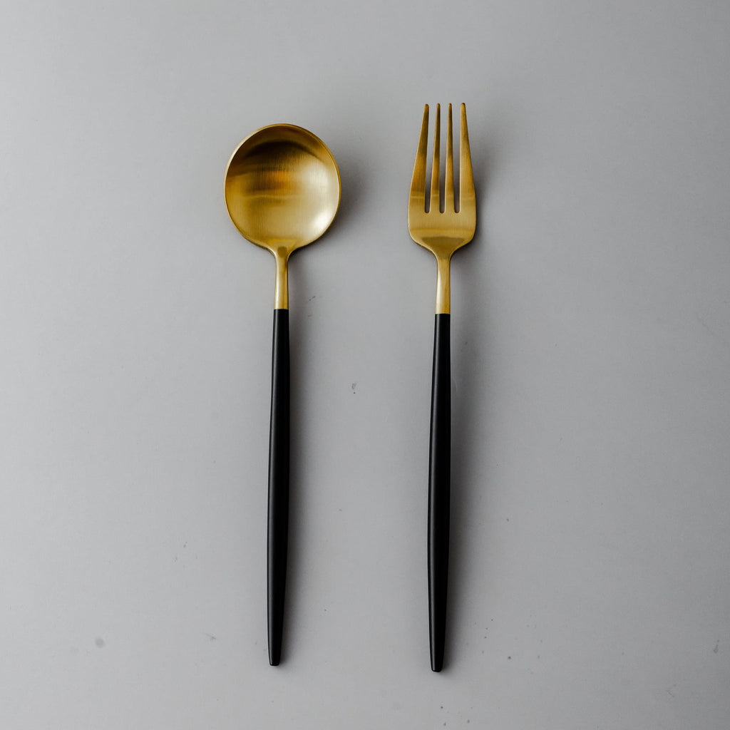 Gilded Serving Utensils & Salad Servers