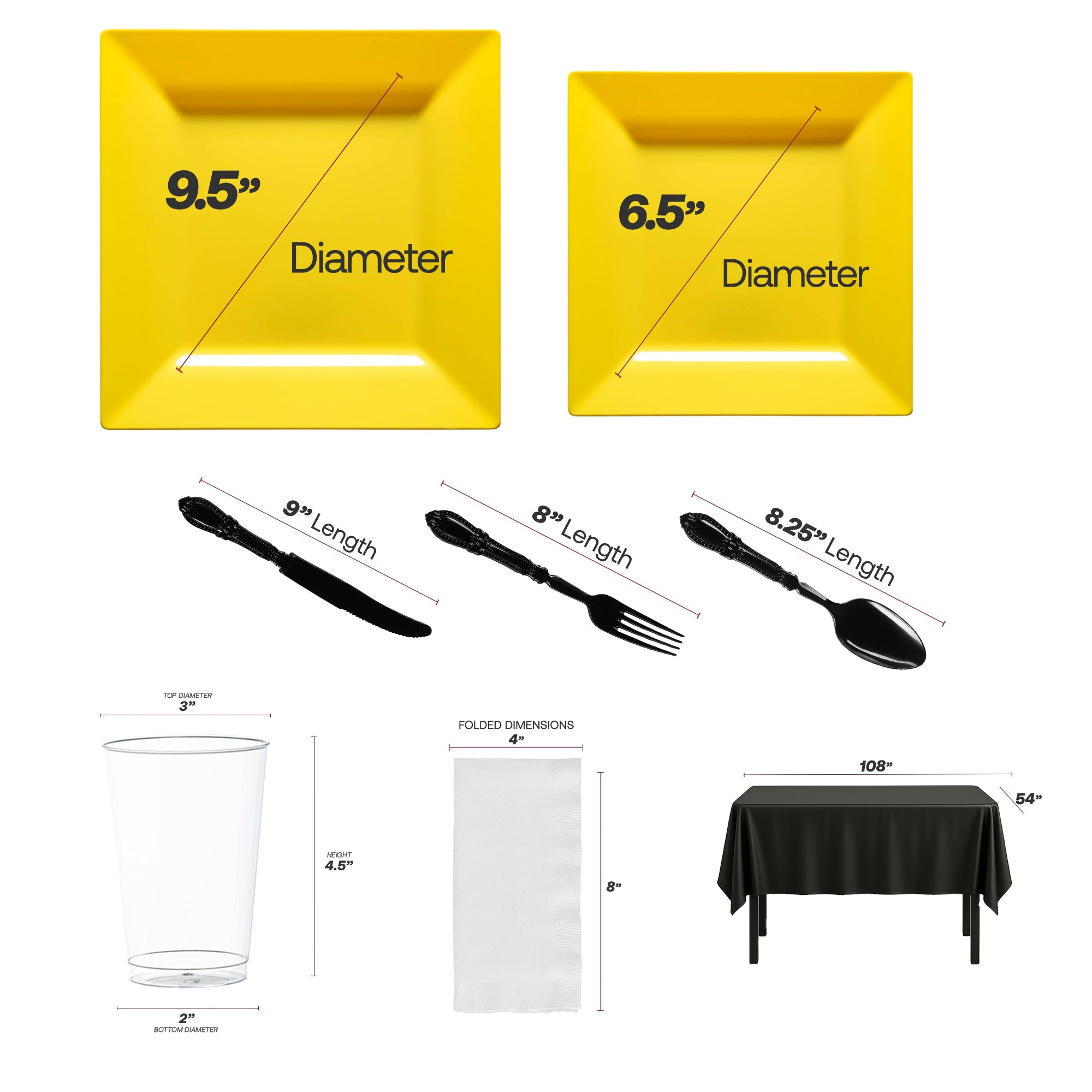 Yellow, Black and White NFL / NBA / MLB Set