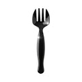Black Disposable Plastic Serving Forks