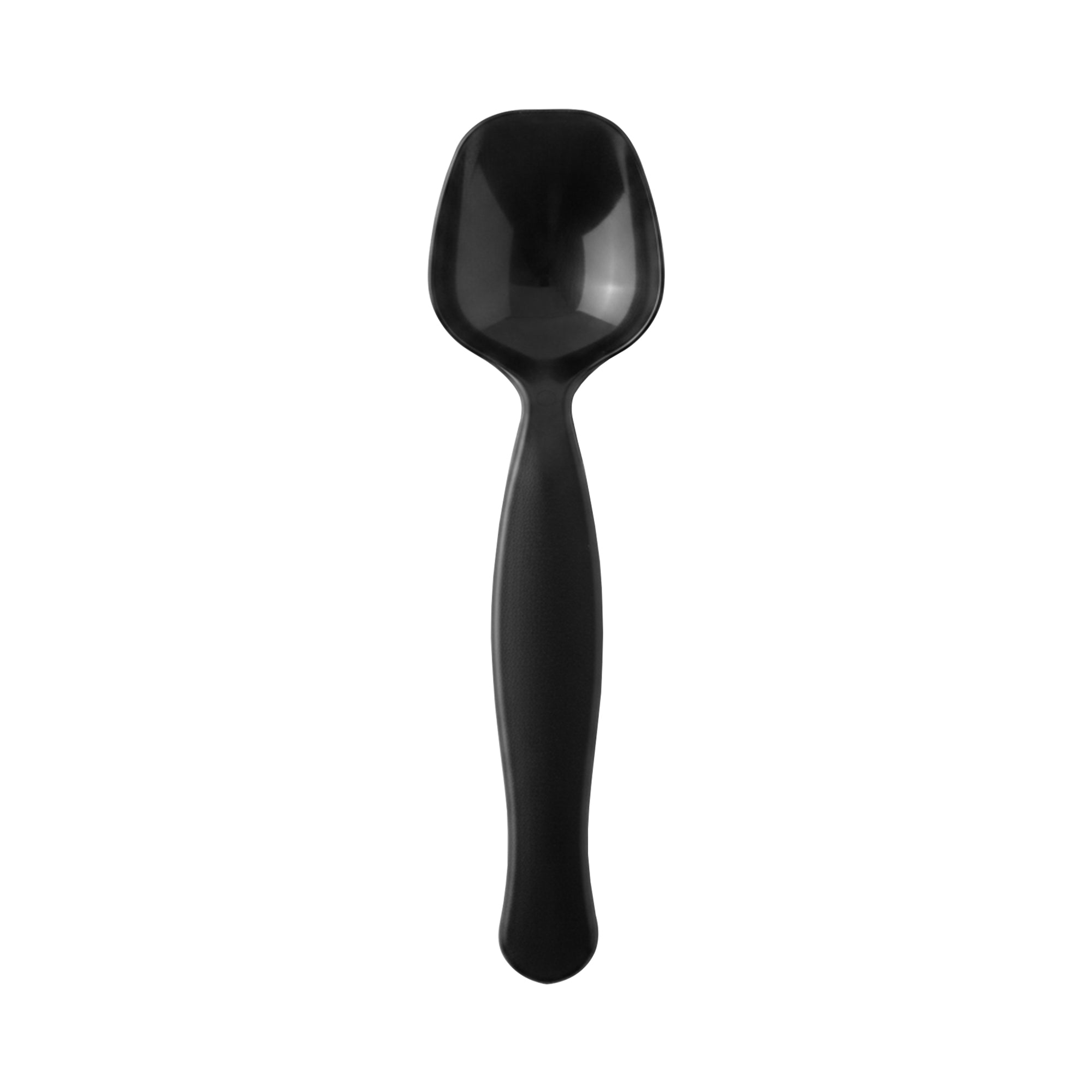 Black Disposable Plastic Serving Spoons