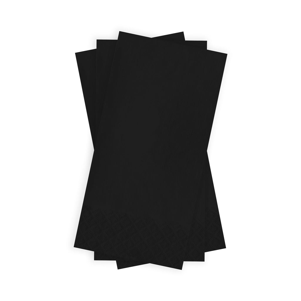 Black Velvet Paper Dinner Napkins
