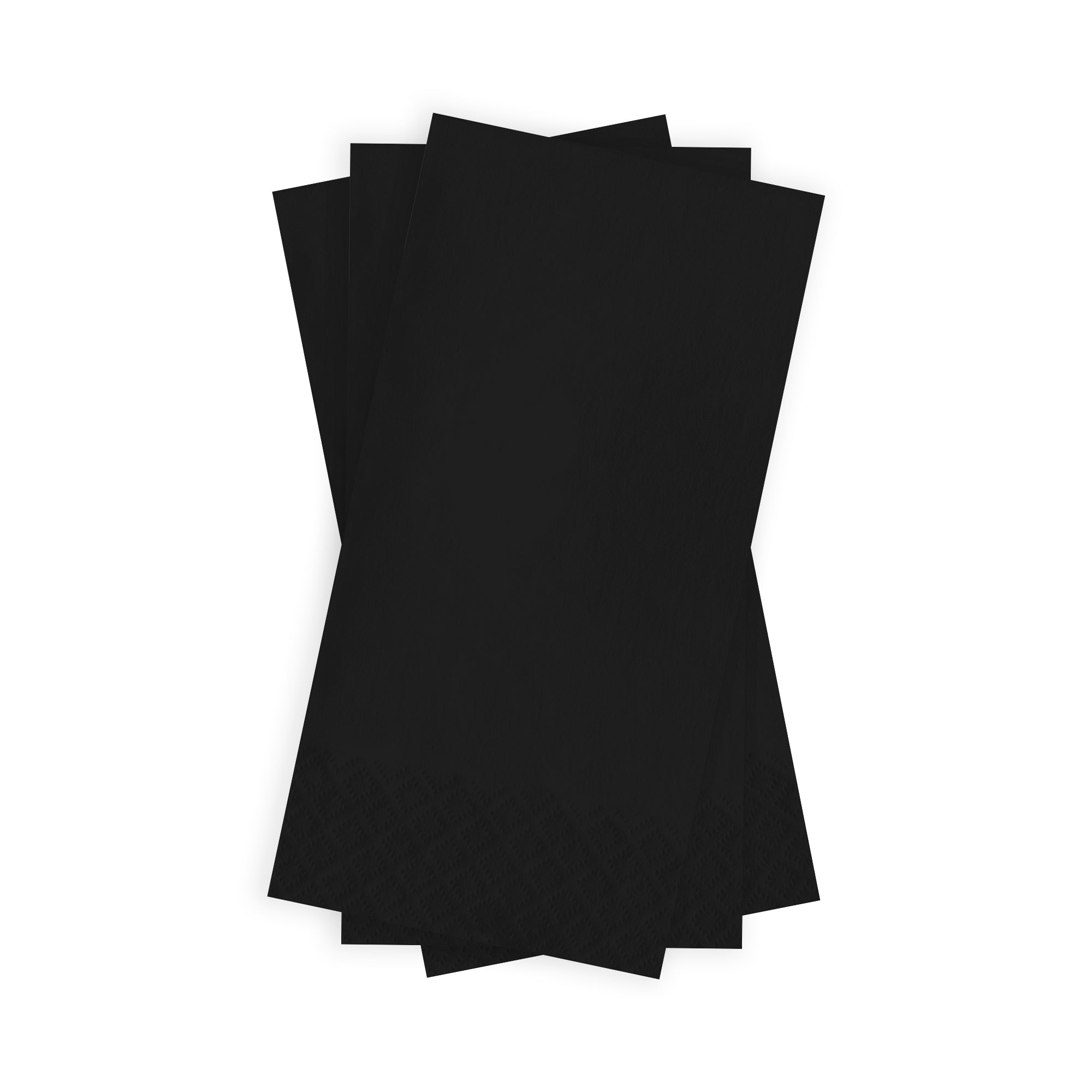 Black Velvet Paper Dinner Napkins