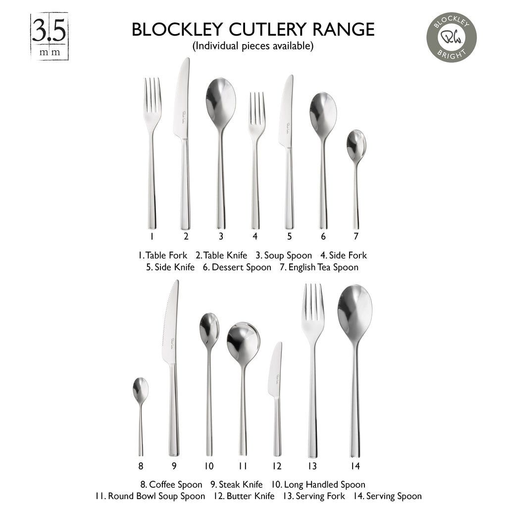 Blockley Bright Serving Spoon