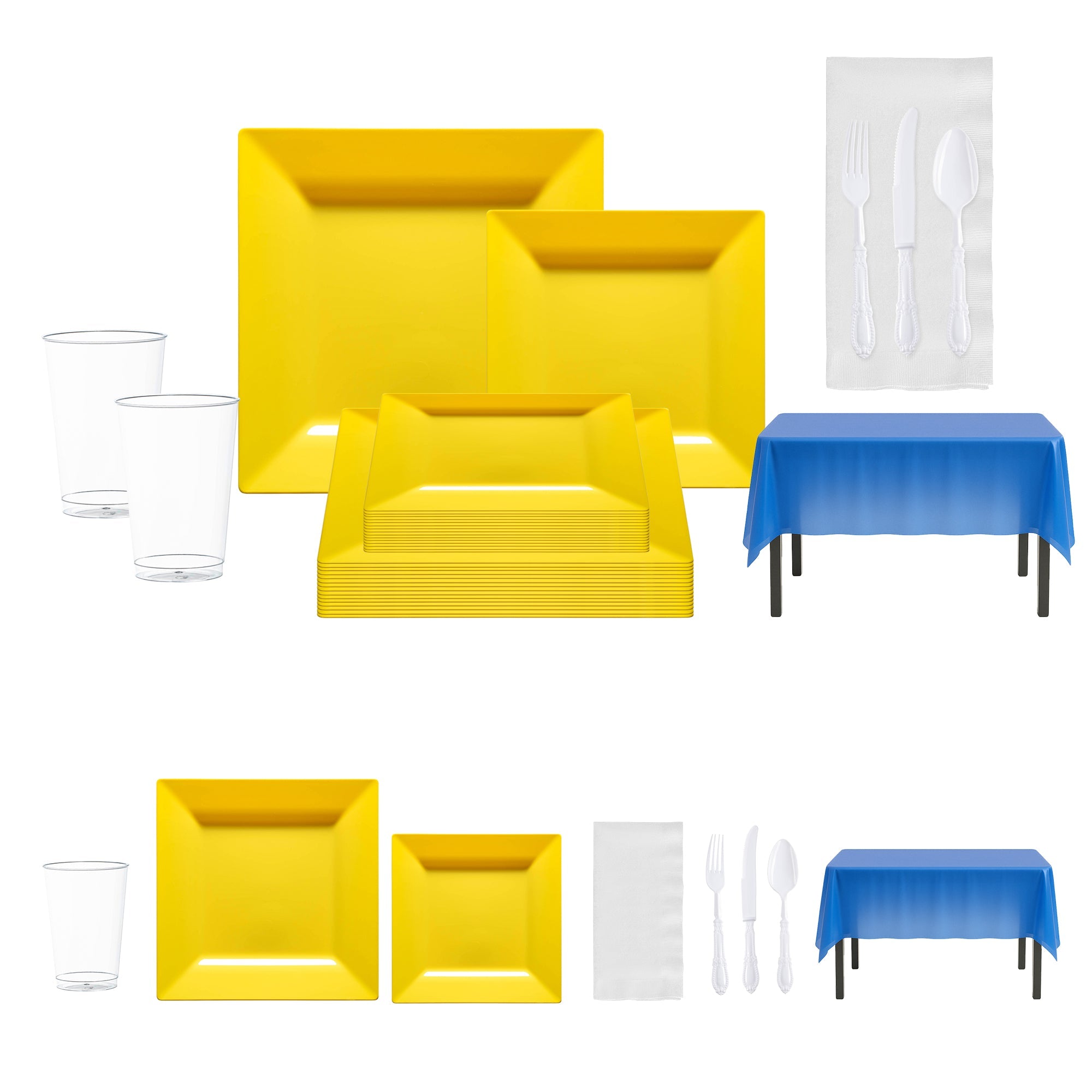 Yellow, Blue and White NFL / NBA / MLB Set