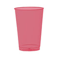 Clear Red Disposable Plastic Party Cups (12 oz. )