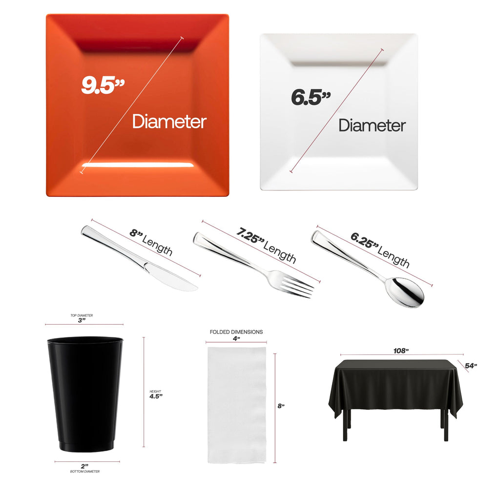Orange, Black and White NFL / NBA / MLB Set