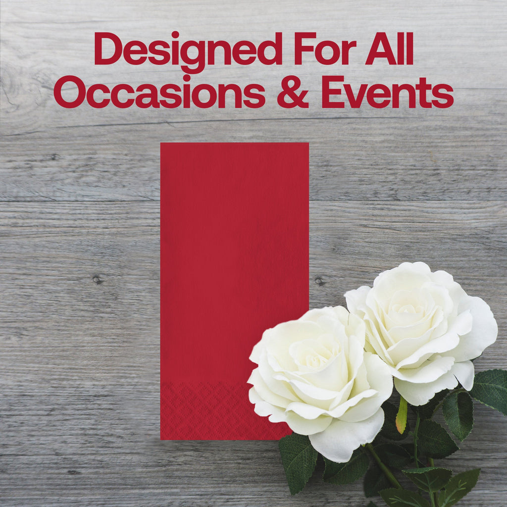 Classic Red Paper Dinner Napkins